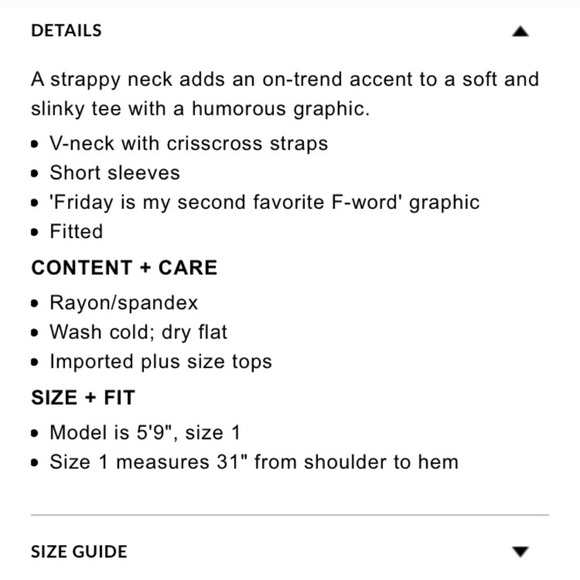 NWT Torrid 2X Friday Fav T-shirt - Picture 3 of 5